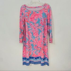 Lilly Pulitzer Sophie Dress Seasalt Blue XL NWT